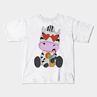 Summer zebra Kids T-Shirt